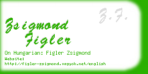 zsigmond figler business card